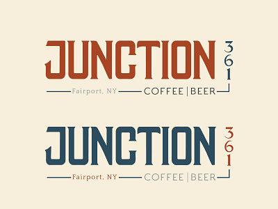 Junction361 Secondary Logo branding design graphic design handlettering logo typography