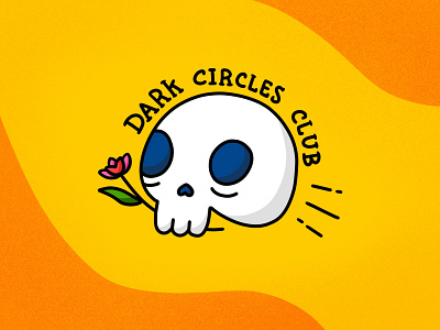Dark Circles Club circles dark circles exhasted millenial skull tattoo tired