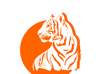 Tiger branding design graphic design illustration logo tiger vector