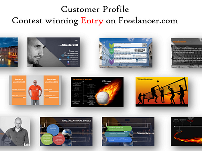 Brochure - Client Profile brochure design graphic design powerpoint presentation