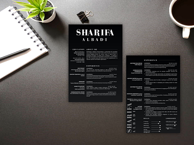 Resume- bold style