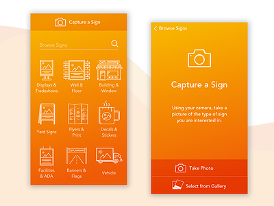 Signs App Capture Feature