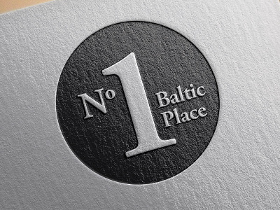 1 Baltic Place brand circle garamond logo london mark recording studio serif