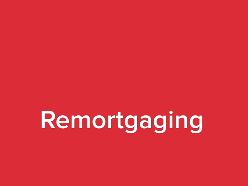 Remortgaging animation red svg wiggly trees