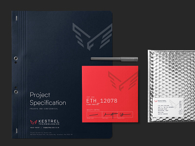 Kestrel Technologies Project branding dark fabrication kestrel logo tchnology typography website