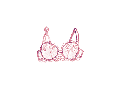 Party Time 0.3 bra brassiere illustration lace underpants watercolor