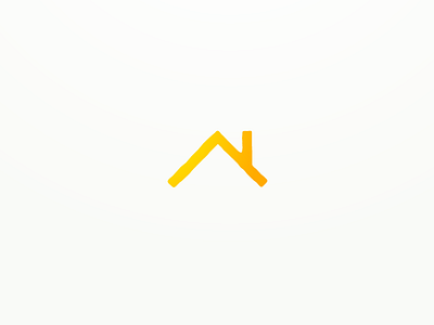 A place for home home house housing line logo monoline real estate roof