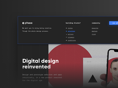 New Landing Page app blue design landing phase ui ux web webdesign