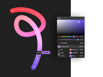 Phase – Gradients app blue clean gradient interaction phase pink ui ux