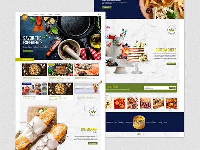 Kearney Culinary Academy Homepage academy brand branding culinary design food homepage ui ux web web design website