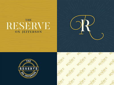 The Reserve antiques bistro brand branding design food furniture logo restaurant shopping store typography vector vintage