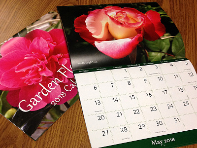 Garden Flowers Calendar calendar flowers nature photography plants print