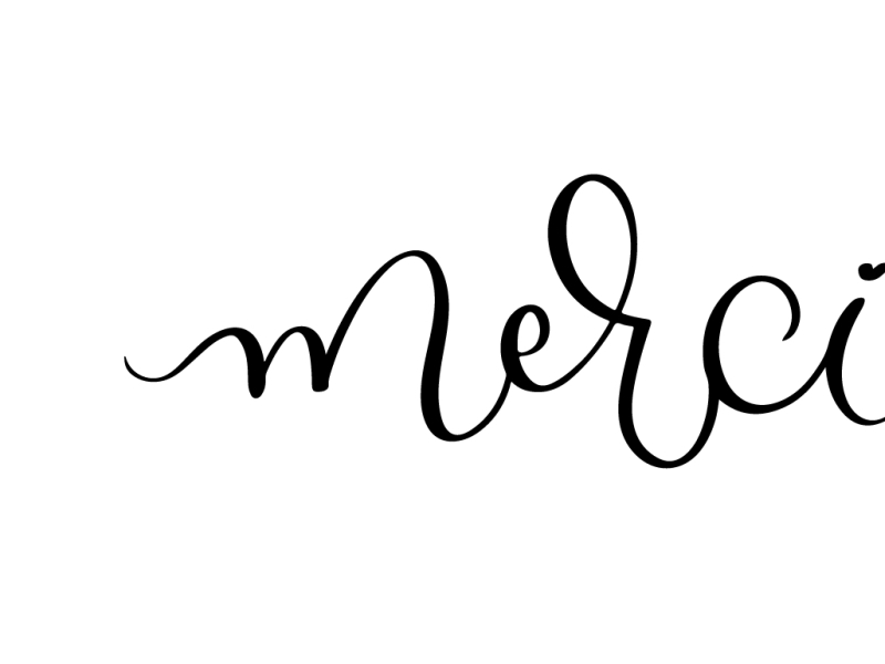 Merci by Ayesha waheed on Dribbble