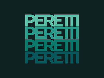 Peretti... branding colors design gradients logo text type type art typography