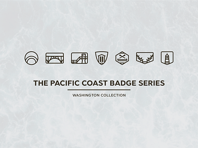 The Pacific Coast Badge Series | Washington Collection