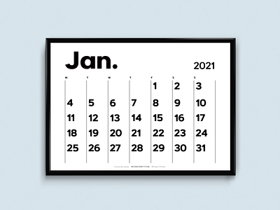 MP Studios 2021 Wall Calendar