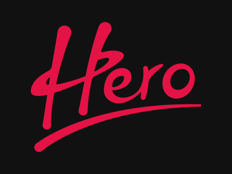 Hero Logo - Autograph animation brand branding dark design graphics identity logo mograph motion red signature