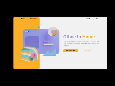 Web App Landing Page