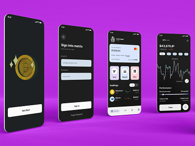 Crypto App UI Design