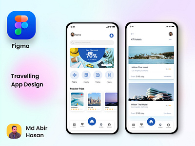 Travelling App Design