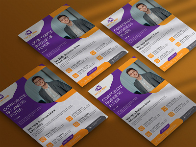 Corporate Business Flyer Design advert branding design business flyer design company concept corporate flyer creative design customizable flexible flyer graphic design indesign template print ready professional real estate visual identity