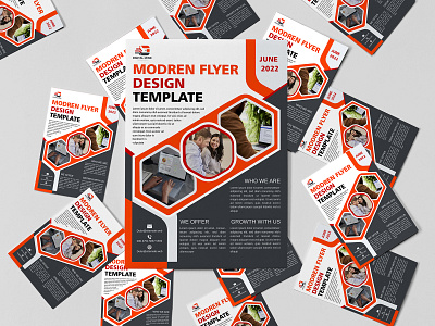 Modern flyer Design advert branding design business flyer design corporate flyer creative design design flyer graphic design modern flyer design template