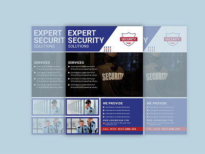 Security Guards Flyer Template professional