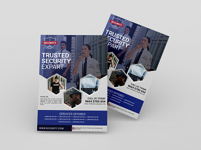 Security Guards Flyer Template workplace safety