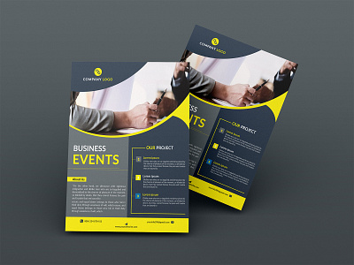 Corporate Business Event Flyer knowledge