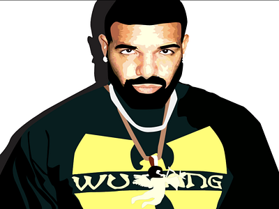 Drake graphic design illustrator vector