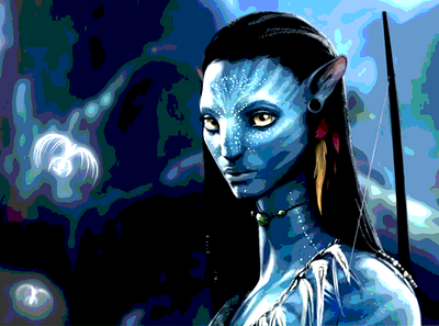 Neytiri - Avatar adobe art design illustration illustrator vector