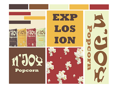 N'Joy Popcorn - Brand Identity