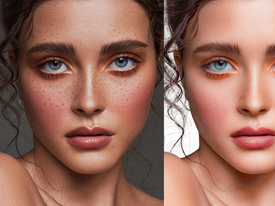 high end retouching objects remove cut out images headshots
