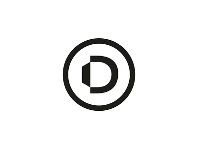 Dorf clean light minimal monogram monogram logo simple