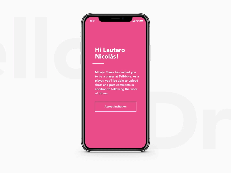 Hello Dribbble!