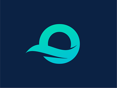 Ola | wave logo brand clean design letter logo minimal monogram ola sea simple wave