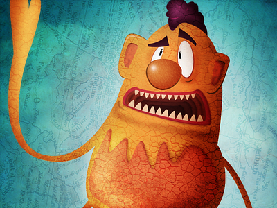 Monster character illustration monster