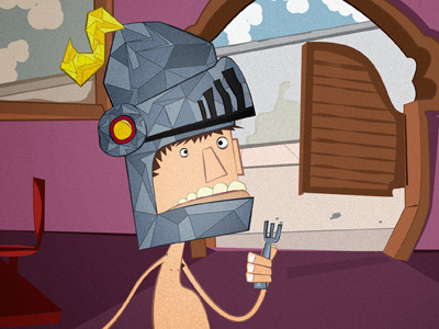 Sir Ratbite The Third animation concept illustration knight