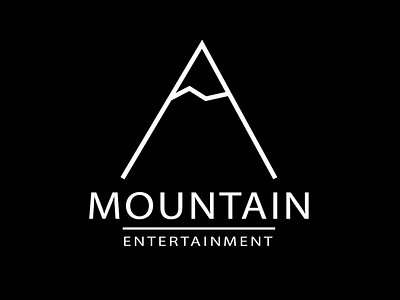 Mountain Entertainment Logo Concept branding design graphic design logo typography