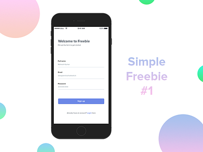 Signup Freebie