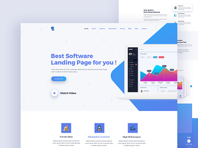 Buffet Saas Landing Page Concept