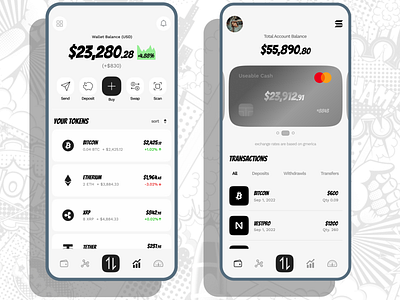 Crypto wallet - mobile app