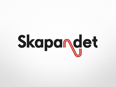 Skapandet Logo branding identity logo logotype symbol typography wave