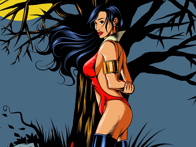 Vampirella Fan Art character comic drawing graphic design illustration vampirella