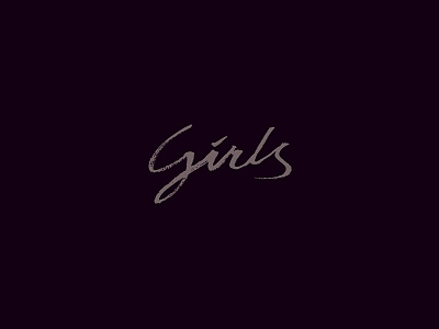 Girls barcelona brush calligraphy girls lettering madrid script type vector