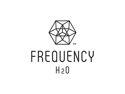 Frequency H2o branding frequency geometric h2o logo symbology water