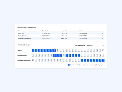 Business Hours Management app clean design exploration minimal product software software design ui ux