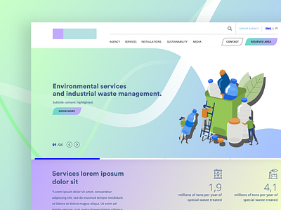 Sustainability DAILY UI 3d animation branding color dailyui design gradient graphic design illustration logo minimal motion graphics sustainability daily ui ui vector