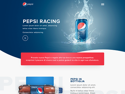 Pepsi Concept collectui color concept dailyui film fubiz gradient landing muzli pepsi scroll