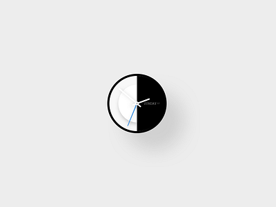 Daily UI #clock app apple clock color fluo icon logo time ui watch